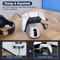 DOBE-PS5 DUALSENSE JOYSTİCK ŞARJ STANDI ADAPTÖRLÜ