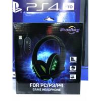 PS4 MİKROFONLU IŞIKLI OYUNCU KULAKLIĞI PS3 PC UYUMLU USB GİRİŞLİ