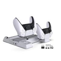 PS5 DİKEY TUTUCU FANLI -2XJOYSTİCK ŞARJLI -OYUN CD BÖLMELİ -DOBE