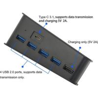 PS5 USB Hub 5 USB A + 1 USB C portu USB ÇOKLAYICI